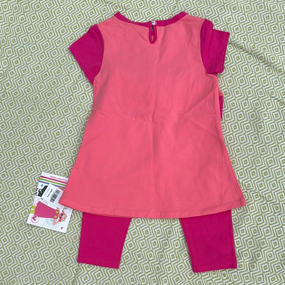 Limeapple Pink and Magenta Kids Matching Set - Picture 3 of 4